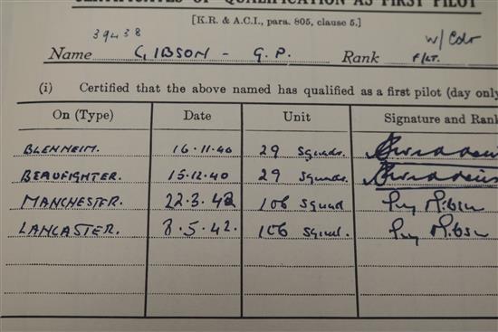Test Pilots log books and flying books